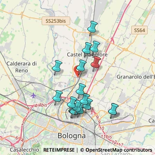 Mappa N. loc. Primo Maggio, 40013 Castel Maggiore BO, Italia (3.70176)