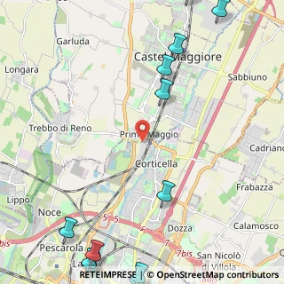 Mappa N. loc. Primo Maggio, 40013 Castel Maggiore BO, Italia (3.67615)