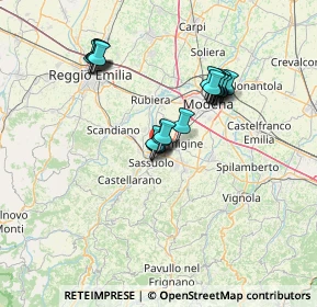 Mappa Via Radici in Piano, 41049 Fiorano modenese MO, Italia (12.1255)