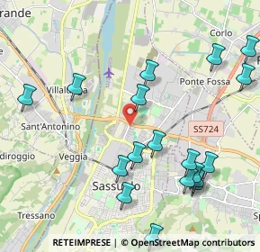 Mappa Via Prolungamento, 41049 Sassuolo MO, Italia (2.622)