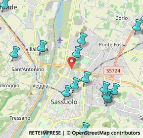 Mappa Via Regina Pacis, 41049 Modena MO, Italia (3.0805)
