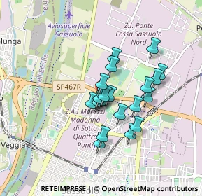 Mappa Via Regina Pacis, 41049 Modena MO, Italia (0.66)