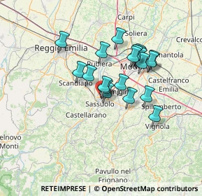 Mappa Via Regina Pacis, 41049 Modena MO, Italia (11.2515)