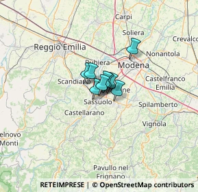 Mappa Via Regina Pacis, 41049 Modena MO, Italia (14.75727)