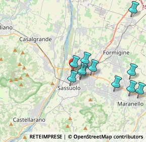 Mappa Via Regina Pacis, 41049 Modena MO, Italia (3.74091)