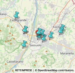 Mappa Via Regina Pacis, 41049 Modena MO, Italia (2.5975)