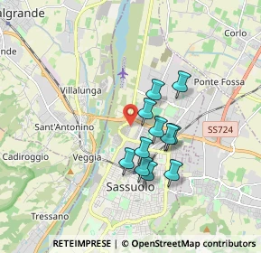 Mappa Via Milazzo, 41049 Sassuolo MO, Italia (1.34909)
