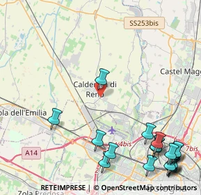 Mappa , 40012 Calderara di Reno BO, Italia (6.46158)