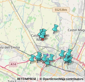 Mappa , 40012 Calderara di Reno BO, Italia (3.73813)