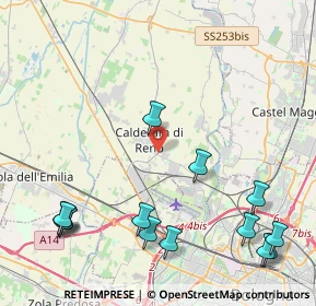 Mappa , 40012 Calderara di Reno BO, Italia (5.64643)