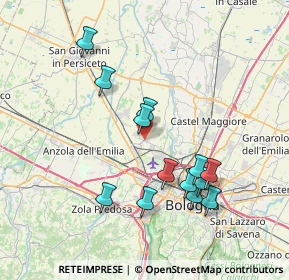 Mappa , 40012 Calderara di Reno BO, Italia (7.39077)