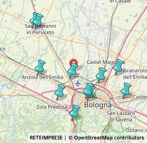 Mappa , 40012 Calderara di Reno BO, Italia (8.44727)