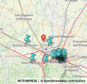 Mappa , 40012 Calderara di Reno BO, Italia (8.1115)