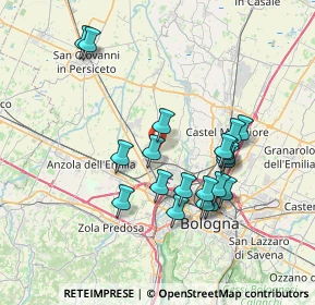 Mappa , 40012 Calderara di Reno BO, Italia (6.975)
