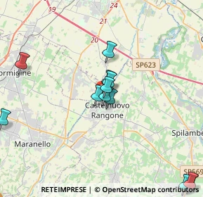 Mappa Via Santa Maria del Tiepido, 41051 Castelnuovo Rangone MO, Italia (4.975)