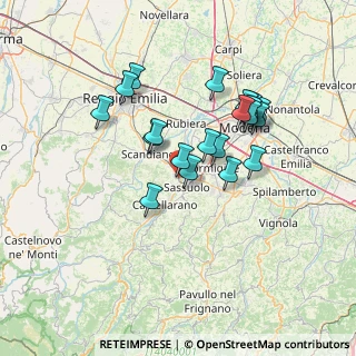 Mappa Di Casalgrande, 42013 Casalgrande RE, Italia (12.3515)
