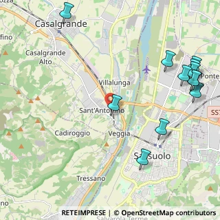 Mappa Di Casalgrande, 42013 Casalgrande RE, Italia (2.88)