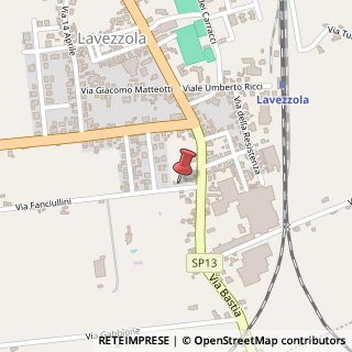 Mappa Via Fanciullini, 9, 48017 Conselice, Ravenna (Emilia Romagna)