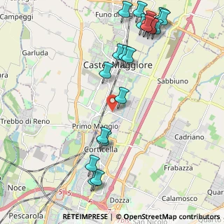 Mappa Via G. Di Vittorio, 40133 Castel Maggiore BO, Italia (2.612)