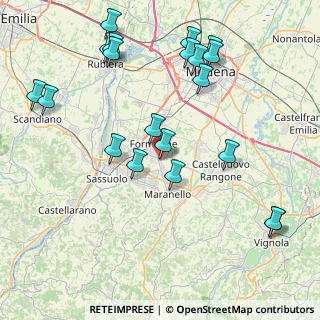 Mappa Via Cantalupo, 41043 Formigine MO, Italia (9.555)