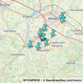 Mappa Via Cantalupo, 41043 Formigine MO, Italia (5.36273)
