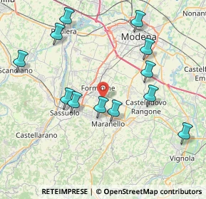Mappa Via Cantalupo, 41043 Formigine MO, Italia (8.57083)