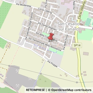 Mappa Via Giovanni Amendola, 15, 41018 San Cesario Sul Panaro MO, Italia, 41018 San Cesario sul Panaro, Modena (Emilia Romagna)