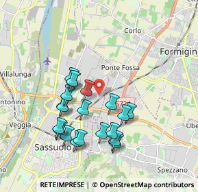 Mappa Via Campo Longo, 41049 Sassuolo MO, Italia (1.755)