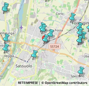 Mappa Via Campo Longo, 41049 Sassuolo MO, Italia (2.9315)