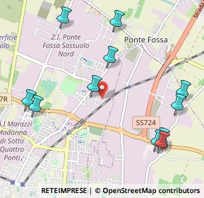 Mappa Via Campo Longo, 41049 Sassuolo MO, Italia (1.26455)