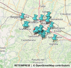 Mappa Via Campo Longo, 41049 Sassuolo MO, Italia (9.575)