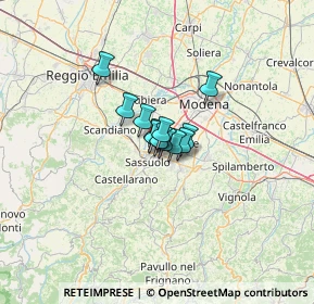 Mappa Via Campo Longo, 41049 Sassuolo MO, Italia (5.30667)