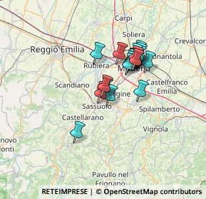 Mappa Via Campo Longo, 41049 Sassuolo MO, Italia (10.378)