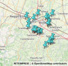 Mappa Via Campo Longo, 41049 Sassuolo MO, Italia (11.1935)