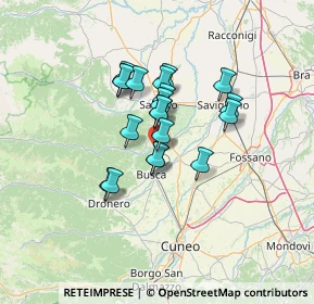 Mappa Via Busca, 12024 Costigliole Saluzzo CN, Italia (9.6995)