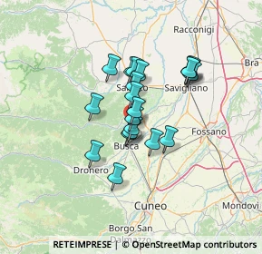 Mappa Via Busca, 12024 Costigliole Saluzzo CN, Italia (9.623)