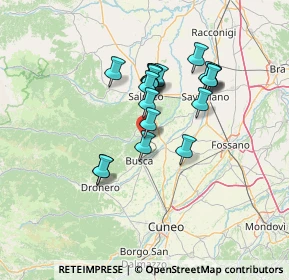 Mappa Via Busca, 12024 Costigliole Saluzzo CN, Italia (11.25)
