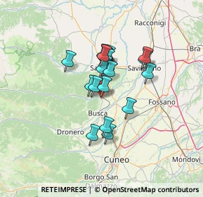 Mappa Via Busca, 12024 Costigliole Saluzzo CN, Italia (9.631)