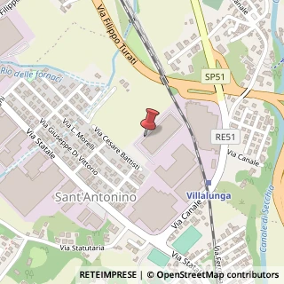 Mappa Via Canale, 300, 42013 Casalgrande, Reggio nell'Emilia (Emilia Romagna)