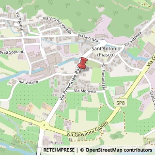 Mappa Via Rossana, 4/A, 12026 Piasco, Cuneo (Piemonte)