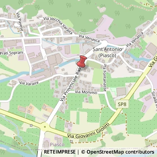 Mappa Via Rossana, 7, 12026 Piasco, Cuneo (Piemonte)