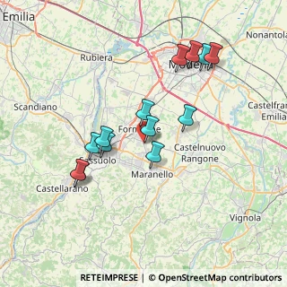 Mappa Via dell' Industria, 41043 Formigine MO, Italia (7.00077)