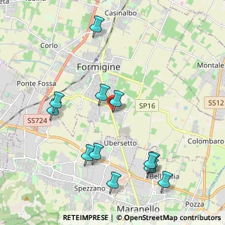 Mappa Via dell' Industria, 41043 Formigine MO, Italia (2.34)