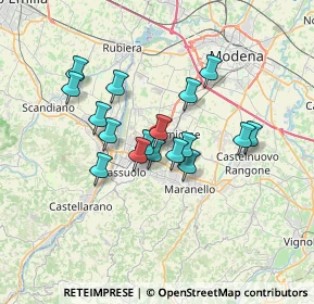 Mappa Via Monchio, 41042 Fiorano Modenese MO, Italia (5.45412)