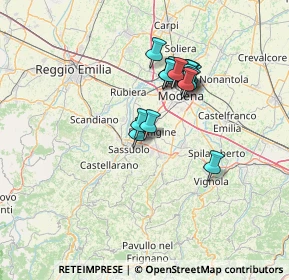 Mappa Via Monchio, 41042 Fiorano Modenese MO, Italia (10.858)