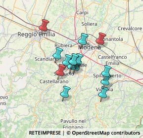 Mappa Via Monchio, 41042 Fiorano Modenese MO, Italia (9.102)