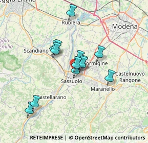 Mappa Viale Regina Pacis, 41049 Sassuolo MO, Italia (5.53615)