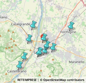 Mappa Viale Regina Pacis, 41049 Sassuolo MO, Italia (3.31364)