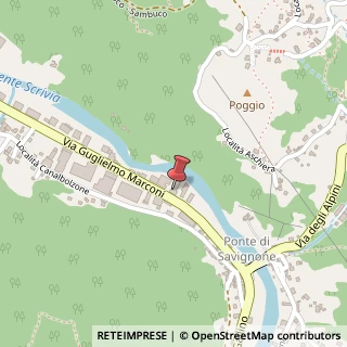 Mappa Via Marconi, 32, 16010 Savignone, Genova (Liguria)