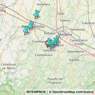 Mappa Via M. M. Boiardo, 42013 Casalgrande RE, Italia (30.22636)